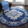 image:imageNourison Home Grafix Traditional Navy Blue 3 x 5 AreaRug EasyCleaning Non Shedding Bed Room Living Room Dining Room Kitchen 3x5Navy Blue