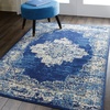 image:imageNourison Home Grafix Traditional Navy Blue 3 x 5 AreaRug EasyCleaning Non Shedding Bed Room Living Room Dining Room Kitchen 3x5Navy Blue