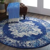 image:imageNourison Home Grafix Traditional Navy Blue 3 x 5 AreaRug EasyCleaning Non Shedding Bed Room Living Room Dining Room Kitchen 3x5Navy Blue