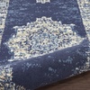 image:imageNourison Home Grafix Traditional Navy Blue 3 x 5 AreaRug EasyCleaning Non Shedding Bed Room Living Room Dining Room Kitchen 3x5Navy Blue