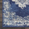 image:imageNourison Home Grafix Traditional Navy Blue 3 x 5 AreaRug EasyCleaning Non Shedding Bed Room Living Room Dining Room Kitchen 3x5Navy Blue