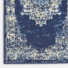 image:imageNourison Home Grafix Traditional Navy Blue 3 x 5 AreaRug EasyCleaning Non Shedding Bed Room Living Room Dining Room Kitchen 3x5Navy Blue