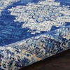 image:imageNourison Home Grafix Traditional Navy Blue 3 x 5 AreaRug EasyCleaning Non Shedding Bed Room Living Room Dining Room Kitchen 3x5Navy Blue