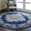 image:imageNourison Home Grafix Traditional Navy Blue 3 x 5 AreaRug EasyCleaning Non Shedding Bed Room Living Room Dining Room Kitchen 3x5Navy Blue