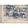 image:imageNourison Home Grafix Traditional Navy Blue 3 x 5 AreaRug EasyCleaning Non Shedding Bed Room Living Room Dining Room Kitchen 3x5White