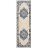 image:imageNourison Home Grafix Traditional Navy Blue 3 x 5 AreaRug EasyCleaning Non Shedding Bed Room Living Room Dining Room Kitchen 3x5White