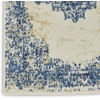 image:imageNourison Home Grafix Traditional Navy Blue 3 x 5 AreaRug EasyCleaning Non Shedding Bed Room Living Room Dining Room Kitchen 3x5White