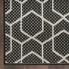 image:imageNourison Home Horizon IndoorOutdoor Black 2 x 3 Area Rug  Easy Clean Non Shedding Bed Room Living Room Dining Room Kitchen 2 x 3Black