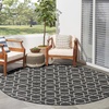 image:imageNourison Home Horizon IndoorOutdoor Black 2 x 3 Area Rug  Easy Clean Non Shedding Bed Room Living Room Dining Room Kitchen 2 x 3Black