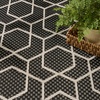 image:imageNourison Home Horizon IndoorOutdoor Black 2 x 3 Area Rug  Easy Clean Non Shedding Bed Room Living Room Dining Room Kitchen 2 x 3Black