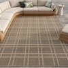 image:imageNourison Home Horizon IndoorOutdoor Charcoal 3 x 5 Area Rug  Easy Clean Non Shedding Bed Room Living Room Dining Room Kitchen 3 x 5Charcoal