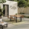 image:imageNourison Home Horizon IndoorOutdoor Charcoal 3 x 5 Area Rug  Easy Clean Non Shedding Bed Room Living Room Dining Room Kitchen 3 x 5Green