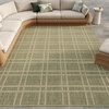 image:imageNourison Home Horizon IndoorOutdoor Charcoal 3 x 5 Area Rug  Easy Clean Non Shedding Bed Room Living Room Dining Room Kitchen 3 x 5Green