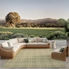 image:imageNourison Home Horizon IndoorOutdoor Charcoal 3 x 5 Area Rug  Easy Clean Non Shedding Bed Room Living Room Dining Room Kitchen 3 x 5Green