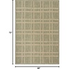 image:imageNourison Home Horizon IndoorOutdoor Charcoal 3 x 5 Area Rug  Easy Clean Non Shedding Bed Room Living Room Dining Room Kitchen 3 x 5Green