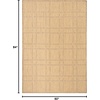 image:imageNourison Home Horizon IndoorOutdoor Charcoal 3 x 5 Area Rug  Easy Clean Non Shedding Bed Room Living Room Dining Room Kitchen 3 x 5Natural