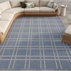 image:imageNourison Home Horizon IndoorOutdoor Charcoal 3 x 5 Area Rug  Easy Clean Non Shedding Bed Room Living Room Dining Room Kitchen 3 x 5Navy