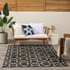 image:imageNourison Home Horizon IndoorOutdoor Green 3 x 5 Area Rug  Easy Clean Non Shedding Bed Room Living Room Dining Room Kitchen 3 x 5Black