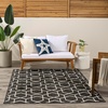 image:imageNourison Home Horizon IndoorOutdoor Green 3 x 5 Area Rug  Easy Clean Non Shedding Bed Room Living Room Dining Room Kitchen 3 x 5Black