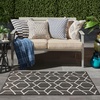 image:imageNourison Home Horizon IndoorOutdoor Green 3 x 5 Area Rug  Easy Clean Non Shedding Bed Room Living Room Dining Room Kitchen 3 x 5Black