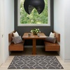 image:imageNourison Home Horizon IndoorOutdoor Green 3 x 5 Area Rug  Easy Clean Non Shedding Bed Room Living Room Dining Room Kitchen 3 x 5Charcoal
