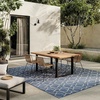 image:imageNourison Home Horizon IndoorOutdoor Green 3 x 5 Area Rug  Easy Clean Non Shedding Bed Room Living Room Dining Room Kitchen 3 x 5Denim