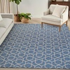 image:imageNourison Home Horizon IndoorOutdoor Green 3 x 5 Area Rug  Easy Clean Non Shedding Bed Room Living Room Dining Room Kitchen 3 x 5Denim