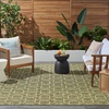 image:imageNourison Home Horizon IndoorOutdoor Green 3 x 5 Area Rug  Easy Clean Non Shedding Bed Room Living Room Dining Room Kitchen 3 x 5Green