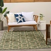 image:imageNourison Home Horizon IndoorOutdoor Green 3 x 5 Area Rug  Easy Clean Non Shedding Bed Room Living Room Dining Room Kitchen 3 x 5Green