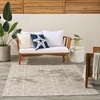 image:imageNourison Home Horizon IndoorOutdoor Green 3 x 5 Area Rug  Easy Clean Non Shedding Bed Room Living Room Dining Room Kitchen 3 x 5Grey
