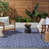 image:imageNourison Home Horizon IndoorOutdoor Green 3 x 5 Area Rug  Easy Clean Non Shedding Bed Room Living Room Dining Room Kitchen 3 x 5Navy