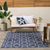 image:imageNourison Home Horizon IndoorOutdoor Green 3 x 5 Area Rug  Easy Clean Non Shedding Bed Room Living Room Dining Room Kitchen 3 x 5Navy