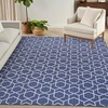 image:imageNourison Home Horizon IndoorOutdoor Green 3 x 5 Area Rug  Easy Clean Non Shedding Bed Room Living Room Dining Room Kitchen 3 x 5Navy