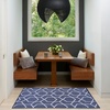 image:imageNourison Home Horizon IndoorOutdoor Green 3 x 5 Area Rug  Easy Clean Non Shedding Bed Room Living Room Dining Room Kitchen 3 x 5Navy