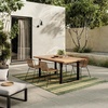 image:imageNourison Home Horizon IndoorOutdoor Navy 3 x 5 Area Rug  Easy Clean Non Shedding Bed Room Living Room Dining Room Kitchen 3 x 5Green