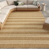 image:imageNourison Home Horizon IndoorOutdoor Navy 3 x 5 Area Rug  Easy Clean Non Shedding Bed Room Living Room Dining Room Kitchen 3 x 5Natural
