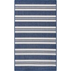 image:imageNourison Home Horizon IndoorOutdoor Navy 3 x 5 Area Rug  Easy Clean Non Shedding Bed Room Living Room Dining Room Kitchen 3 x 5Navy