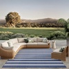 image:imageNourison Home Horizon IndoorOutdoor Navy 3 x 5 Area Rug  Easy Clean Non Shedding Bed Room Living Room Dining Room Kitchen 3 x 5Navy