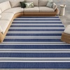 image:imageNourison Home Horizon IndoorOutdoor Navy 3 x 5 Area Rug  Easy Clean Non Shedding Bed Room Living Room Dining Room Kitchen 3 x 5Navy