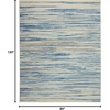 image:imageNourison Home Jubilant Blue 3 x 5 Area Rug  Easy Clean Non Shedding Bed Room Living Room Dining Room Kitchen 3 x 5Blue
