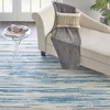 image:imageNourison Home Jubilant Blue 3 x 5 Area Rug  Easy Clean Non Shedding Bed Room Living Room Dining Room Kitchen 3 x 5Blue