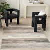 image:imageNourison Home Jubilant Blue 3 x 5 Area Rug  Easy Clean Non Shedding Bed Room Living Room Dining Room Kitchen 3 x 5Grey Beige