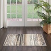 image:imageNourison Home Jubilant Blue 3 x 5 Area Rug  Easy Clean Non Shedding Bed Room Living Room Dining Room Kitchen 3 x 5Grey Beige