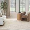 image:imageNourison Home Jubilant Floral IvoryPink 3 x 5 AreaRug EasyCleaning Non Shedding Bed Room Living Room Dining Room Kitchen 3x5Ivory Beige