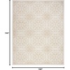 image:imageNourison Home Jubilant Floral IvoryPink 3 x 5 AreaRug EasyCleaning Non Shedding Bed Room Living Room Dining Room Kitchen 3x5Ivory Beige