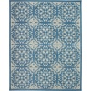 image:imageNourison Home Jubilant Floral IvoryPink 3 x 5 AreaRug EasyCleaning Non Shedding Bed Room Living Room Dining Room Kitchen 3x5Ivory Blue
