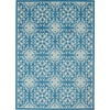 image:imageNourison Home Jubilant Floral IvoryPink 3 x 5 AreaRug EasyCleaning Non Shedding Bed Room Living Room Dining Room Kitchen 3x5Ivory Blue