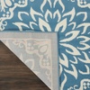 image:imageNourison Home Jubilant Floral IvoryPink 3 x 5 AreaRug EasyCleaning Non Shedding Bed Room Living Room Dining Room Kitchen 3x5Ivory Blue