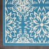 image:imageNourison Home Jubilant Floral IvoryPink 3 x 5 AreaRug EasyCleaning Non Shedding Bed Room Living Room Dining Room Kitchen 3x5Ivory Blue
