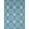 image:imageNourison Home Jubilant Floral IvoryPink 3 x 5 AreaRug EasyCleaning Non Shedding Bed Room Living Room Dining Room Kitchen 3x5Ivory Blue